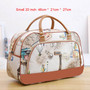 Women Travel Bags 2020 Fashion PU Leather Large Capacity Waterproof Print Luggage Duffle Bag Men Casual Travelling Weekend Bags