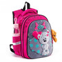 New 3D Cartoon School Bag For Gilrs Boys Cat Bear Pattern Orthopedic Backpack Children School Bags Student Mochila Grade 1-4