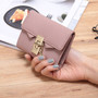 New Arrival Fashion Hasp Female Wallets PU Leather Card Holder Money Short Purse Women Solid Mini Bags Coin Pocket for Girls