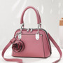 2020 New Fashion Flowers Pendant Solid Color Hand Bag Shoulder Shoulder Bag Handbags