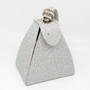 Vintage Diamond Bridal Wedding Purse Mini Gray Pyramid Party Handbags Women Bag Wristlets Clutches Crystal Evening Clutch Bags