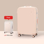 Mixi Aesthetic Designer Luggage Aluminum Frame Women Travel Suitcase PC Hard Shell Trolley Case Rolling Wheels TSA Lock
