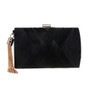 SEKUSA New Arrival Metal Tassel Lady Clutch Bag With Chain Shoulder Handbags Classical Style Small Purse Day Evening Clutch Bags