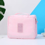 FUDEAM Polyester Multifunction Women Travel Storage Bag Toiletries Organize Cosmetic Bag Portable Female Storage Make Up Cases