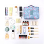 FUDEAM Polyester Multifunction Women Travel Storage Bag Toiletries Organize Cosmetic Bag Portable Female Storage Make Up Cases