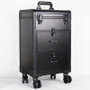 Dresser Suitcase ,Aluminum frame+PVC Cosmetic Case, Wheels Makeup tool Box ,beauty Rolling Luggage Bag, Make-up Trolley