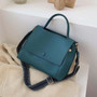 Fashion Simply PU Leather Crossbody Bag For Women 2020 winter Solid Color Shoulder Messenger Bag Lady Chain Travel Small Handbag