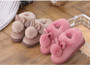 2020 New Fashion Autumn Winter Cotton Slippers Rabbit Ear Home Indoor Slippers Winter Warm Shoes Womens Cute Plus Plush Slippers