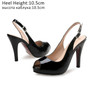 Women High Heels Party Platform Shoes Fish Mouth Spring Pumps Woman Pointed Toe Slip On Thin Heels Female Dress Shoes Plus SizeD