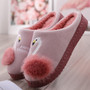 Winter House Fur Slippers Women Warm Cotton Shoes Cute Cartoon Hedgehog Unicorn Indoor Bedroom Non-slip Ladies Furry Slides