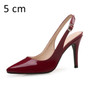 Women Pumps High Heels Shoes Leather Spring Party Shoes Woman Pointed Toe Office Lady Dress Shoes Brand Thin Heel Plus Size 2019