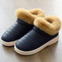 Women Snow Boots Winter Warm Fur Ankle Men Couples Thick Soled Cotton Shoes Flats Waterproof Slip on Botas Mujer Zapatos