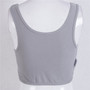 Casual Breathable Buckle Short Chest Breast Binder Trans Tops Tomboy Shaper Cosplay Vest Tank Tops
