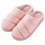 Women Winter Warm Slippers men Slippers Cotton Solid Color Stripes Lovers Home Slippers Indoor Plush Size House Shoes Woman TX60