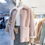 Winter Women High Quality Faux Mink Fur Coat Luxury Fur Coat Single Breasted OverCoat Thick Warm Chic Female Plush Coats