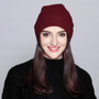 Warm Beanie Spring Autumn Hats For Women Winter Brand New Lattice Cotton Knitted Hat Female Skullies Beanies Fashion Lady Bonnet