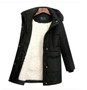Winter Jacket Down Cotton Coat Women Padded Long Slim Hooded Parkas Female Plus Size Warm Wool Jackets Outwear Clothing F622