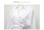 Korean Style Office Lady Women Shirt 2019 Spring White Slim Turn down Collar Blouse Solid Regular Batwing Sleeve Blouse T91005R