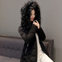 5XL Fur Hooded Padded Winter Puffer Autumn Warm Jacket Long Female Coat Women Tops Loose Fashion Parka Coats Outerwear Snow Wear