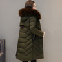 5XL Fur Hooded Padded Winter Puffer Autumn Warm Jacket Long Female Coat Women Tops Loose Fashion Parka Coats Outerwear Snow Wear