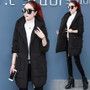 Korean style 2020 Winter Hooded Jacket Women Down cotton Loose Warm Outwear Coat Patchwork Plus size Female Casual Parkas 3XL
