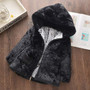 Bear Leader Girls Coats 2020 New Winter Fashion Rabbit Ears Fur Coat Hooded Full Sleeve Thickness Kids Coats for 2T-7T