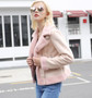 2020 Faux Shearling Sheepskin Coat Women Leather Thick Suede Jacket Women Autumn Winter Lambs Wool Short Motorcycle Coats UV3001