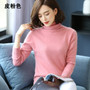 Super Warm Pure Mink Cashmere Sweaters and Pullovers Women Winter Turtleneck Solid Color Soft Sweater Female Basic Jumpers