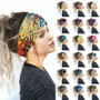 Bohemia Wide Cotton Stretch Women Headbands Floral Prints Elastic Hair Bands For Women Headwrap Turban Headwear Girls Hairbands