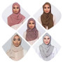 Plain Bubble Chiffon Hijab Shawl Scarf Women 2020 Solid Color Long Shawls and Wraps Muslim Hijabs Scarves Ladies Foulard Femme