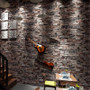 Vintage Stone brick wallpaper/3d wallpaper