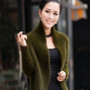 Real Mink Cashmere Sweater Women Pure Mink Cashmere Knit Cardigan Winter 100% Mink Cashmere Cool Coat Fur Jacket Free Shipping