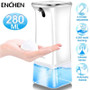ENCHEN Automatic Touchless Liquid Soap Dispenser with Infrared Motion Sensor 280ML Foam Soap Dispenser for Bathroom Kitchen