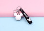 Creative cute rabbit schoolbag pendant cartoon doll key chain pendant ins plush doll car key chain ring