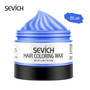 Sevich 9 colors Hair color wax Strong And Hold Unisex Hair Wax Black Color Hair Clay Temporary Hair Dye For Hair Styling