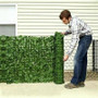 Garden Plant Fence Artificial Faux Green Leaf Privacy Screen Panels Rattan Outdoor Hedge Garden Home Decora 0.5X1M
