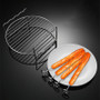 304 Stainless Steel 7-inch Grill Round Grill Steam Rack with 4 Sticks Microwave Rack Oven Grill Holder Kitchen Barbecue Gadgets