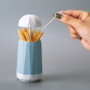 Portable Push-type Toothpick Holder Creative Cotton Swab Box Household Living room Toothpick Box Home Table Toothpick Organizer