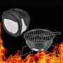 Enamel Portable Mini Ice Bag Barbecue Grill Insulation Ice Bag Coal Grill Household Outdoor Camping Portable bbq Round Grill