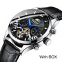 HAIQIN New Automati Men's Watches Top brand luxury men watch mechanical wristwatch male waterproof  tourbillon Relogio Masculino