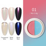 0.2g/Box Chameleon Mirror Laser Nail Glitter Powders Auroras Effect Nail Art Chrome Pigment Dust DIY Design Decoration