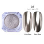 1 Box Mirror Nail Powder Rose Gold Champagne Silver Gold Chrome Nail Art Glitter Pigment Dust  Nail Art Decoration