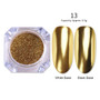 1 Box Mirror Nail Powder Rose Gold Champagne Silver Gold Chrome Nail Art Glitter Pigment Dust  Nail Art Decoration