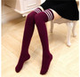 Sexy Socks Striped Long Socks Women Long Stockings Warm Thigh High Socks For Ladies Girls New Fashion Striped Knee Socks Women