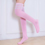 Men Women's Sport Football Soccer Stripe Long Socks Over Knee High Sock Baseball HOT