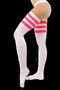 Sexy Women Socks Thigh High Socks Cotton Over Knee Socks Student Japanese Stocking Long Socks Harajuku Hiphop Stripe SW117