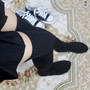 Sexy Casual Women's Stocking Warm Ribbon Bow Thigh High Stockings Cute Stockings Ladies Girls Black Long Over Knee High Socks