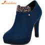 Karinluna 2020 Large Size 33-43 booties Platform High Heels Elegant Ankle Boots Woman Shoes