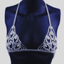 New Crystal Bra Body Chain Bikini Necklace Bra Harness Chest Chain for Women Rhinestone Body Jewelry Sexy Bralette Breast Bra