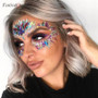 FestivalQueen Adhesive Sticky Gems Face Sticker Jewels Festival Temporary Eyes Adornment Gems Crystal Sequin Party Body Stickers